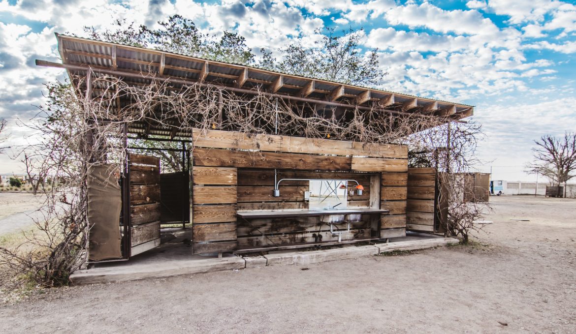 El Cosmico Marfa Bath house