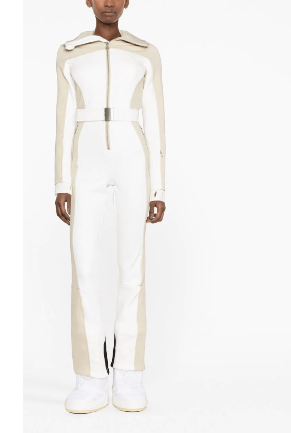 Cordova White and Tan Ski Suit